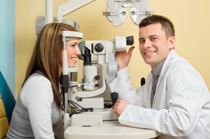 Optometrist Eye Exam Tonometer